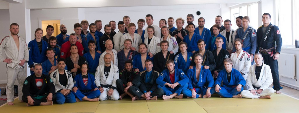 Gruppe billede fra Chico Mendes BJJ seminaret
