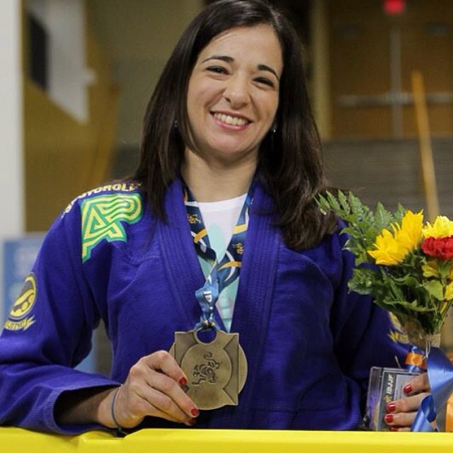 Shanti Abelha med Bronze medaljen til VM i BJJ 2014
