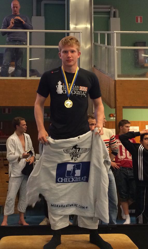 Morten Gullaksen vinder guld til Fenix Cup BJJ 2014