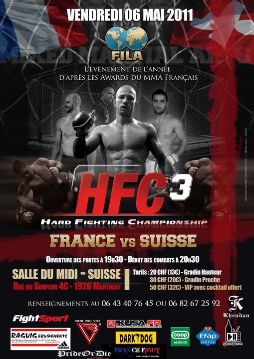 Joachim vinder pro MMA kamp til HFC i Geneve